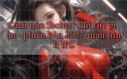 Cách nào Sbobet khi tức giận   phiên bản 2027, màn hình IPS