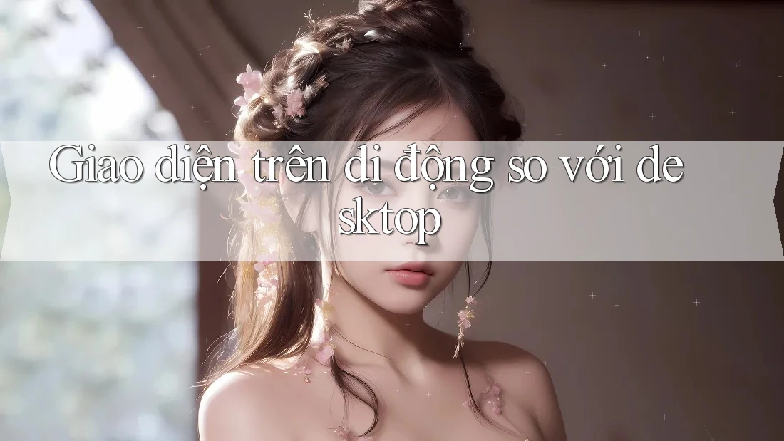 Giao diện trên di động so với desktop