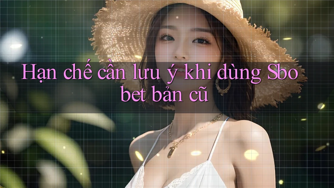 Hạn chế cần lưu ý khi dùng Sbobet bản cũ