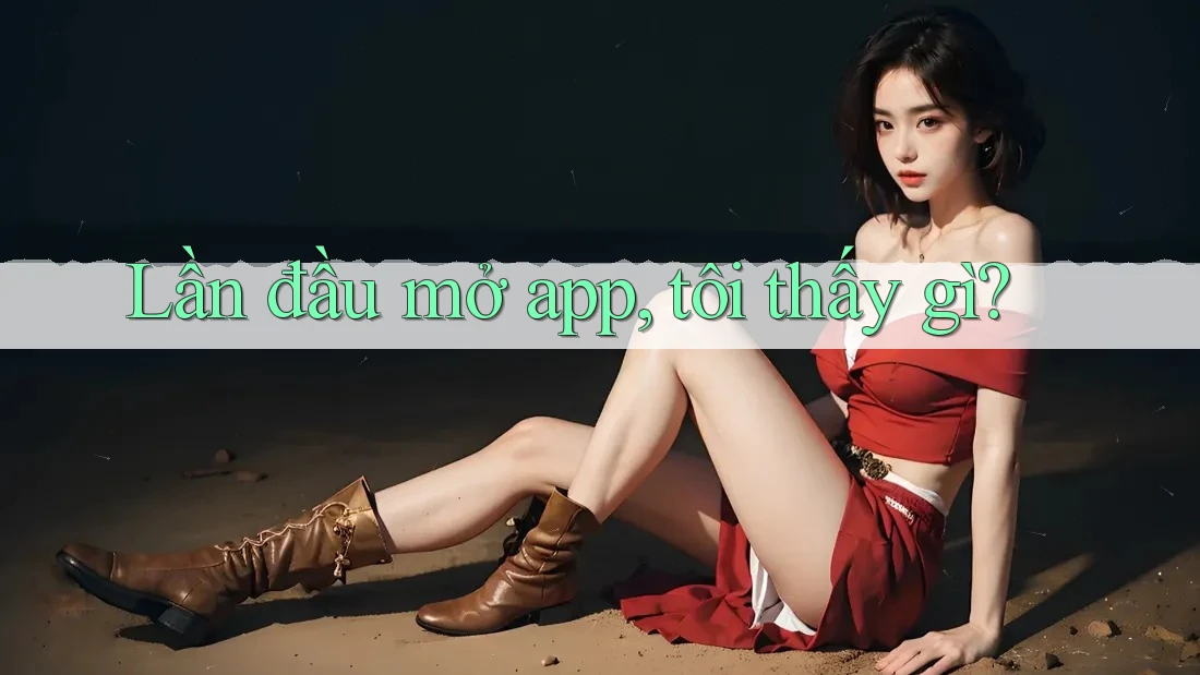 Lần đầu mở app, tôi thấy gì?