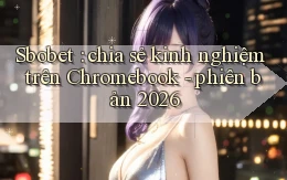 Sbobet chia sẻ kinh nghiệm trên Chromebook   phiên bản 2026
