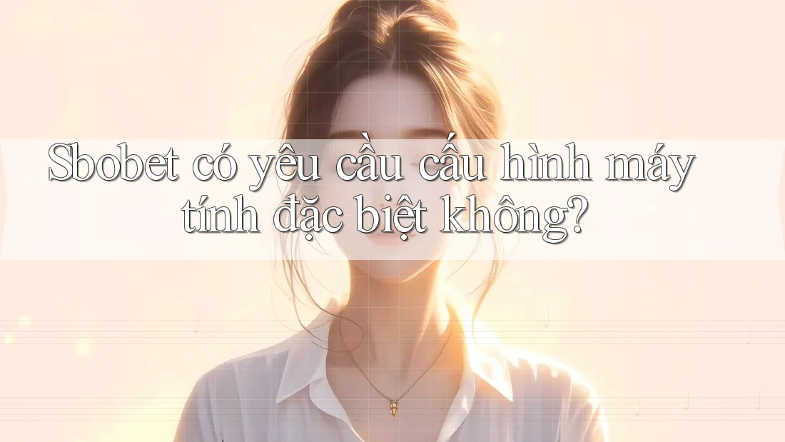 Sbobet có yêu cầu cấu hình máy tính đặc biệt không?