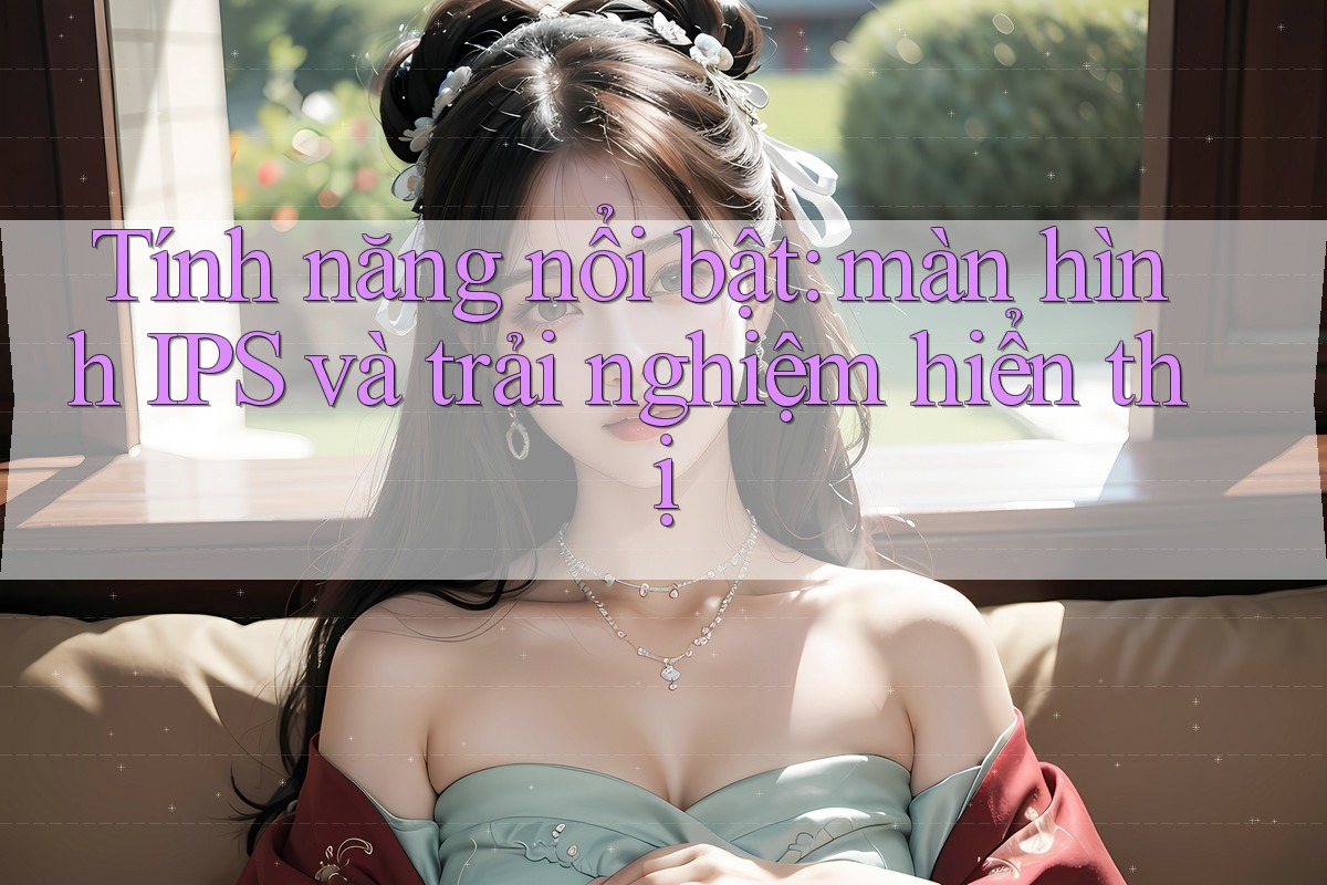 Tính năng nổi bật: màn hình IPS và trải nghiệm hiển thị