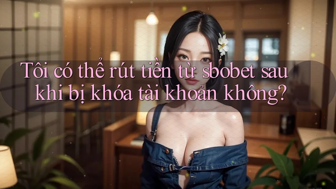 Tôi có thể rút tiền từ sbobet sau khi bị khóa tài khoản không?
