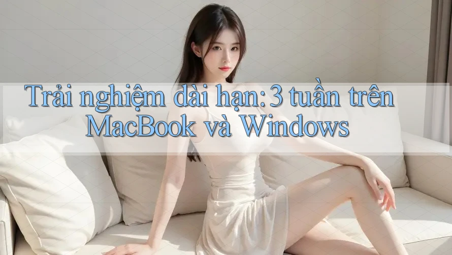 Trải nghiệm dài hạn: 3 tuần trên MacBook và Windows